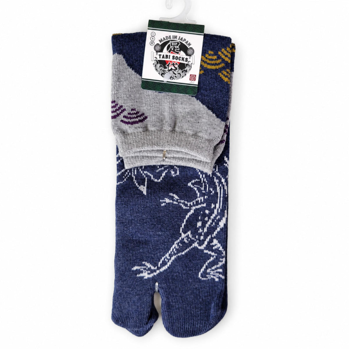 Chaussettes Japonaises Tabi - Cyojyugiga - Taille EU 40 - 45 - Lot de 6 paires