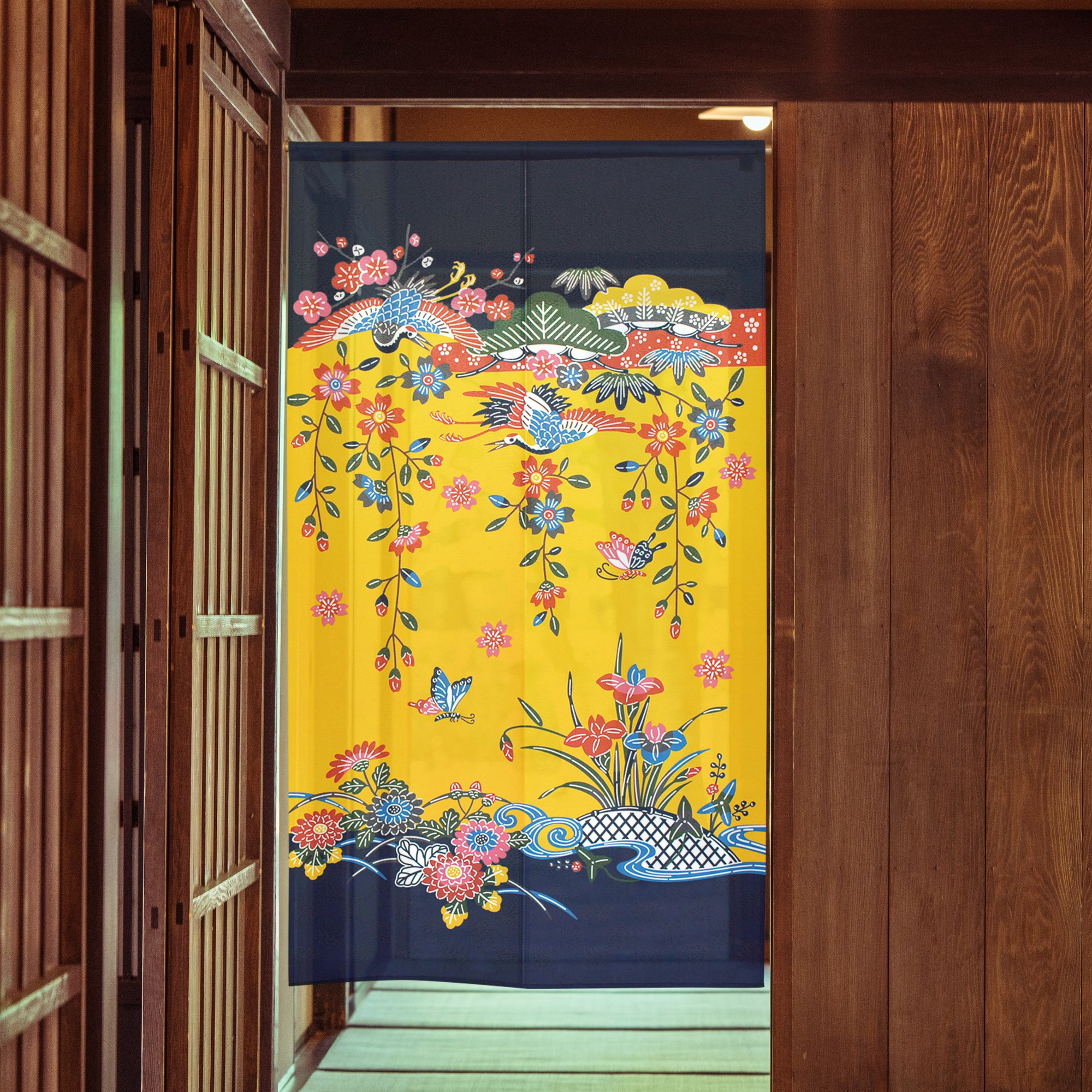 Noren Japanese curtain - Bingata