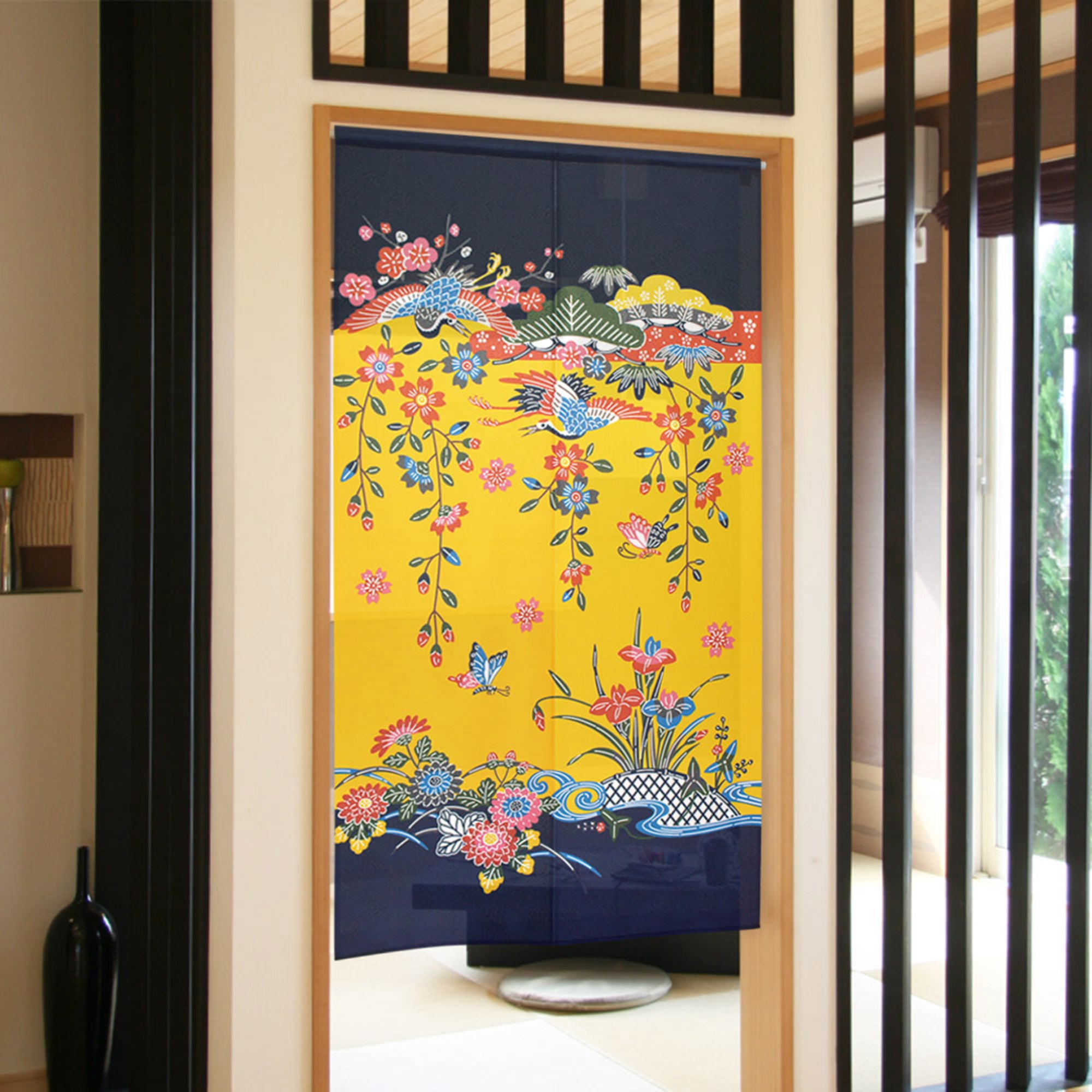 Noren Japanese curtain - Bingata
