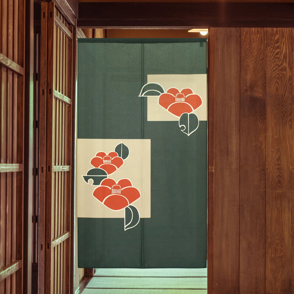Noren Japanese curtain - Kakutsubaki