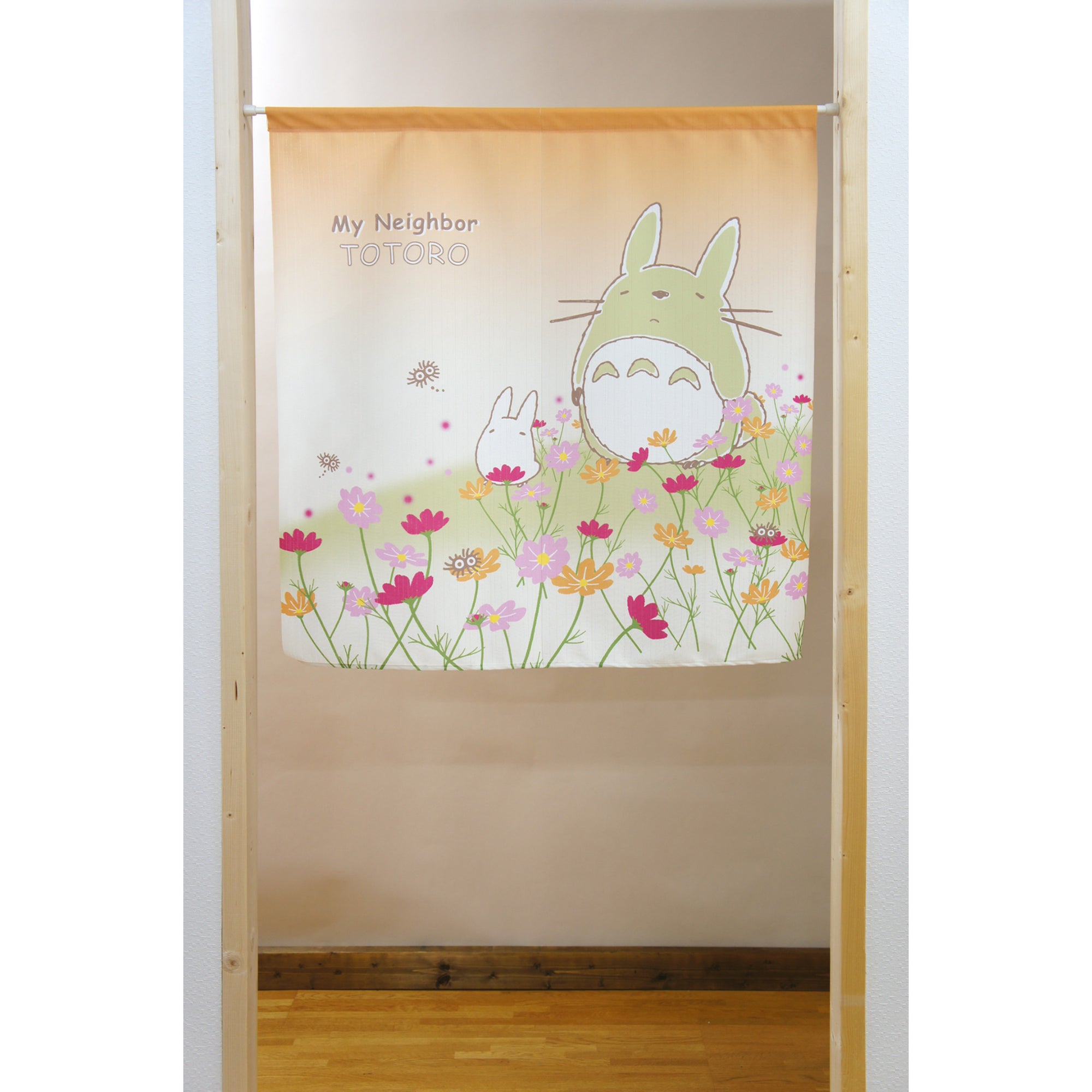 Noren Japanese curtain - Field of daisies