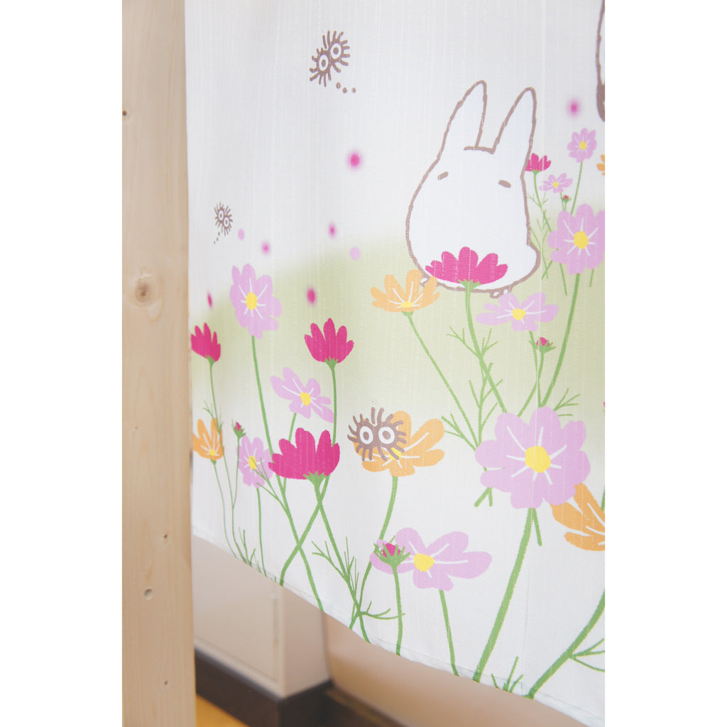 Noren Japanese curtain - Field of daisies