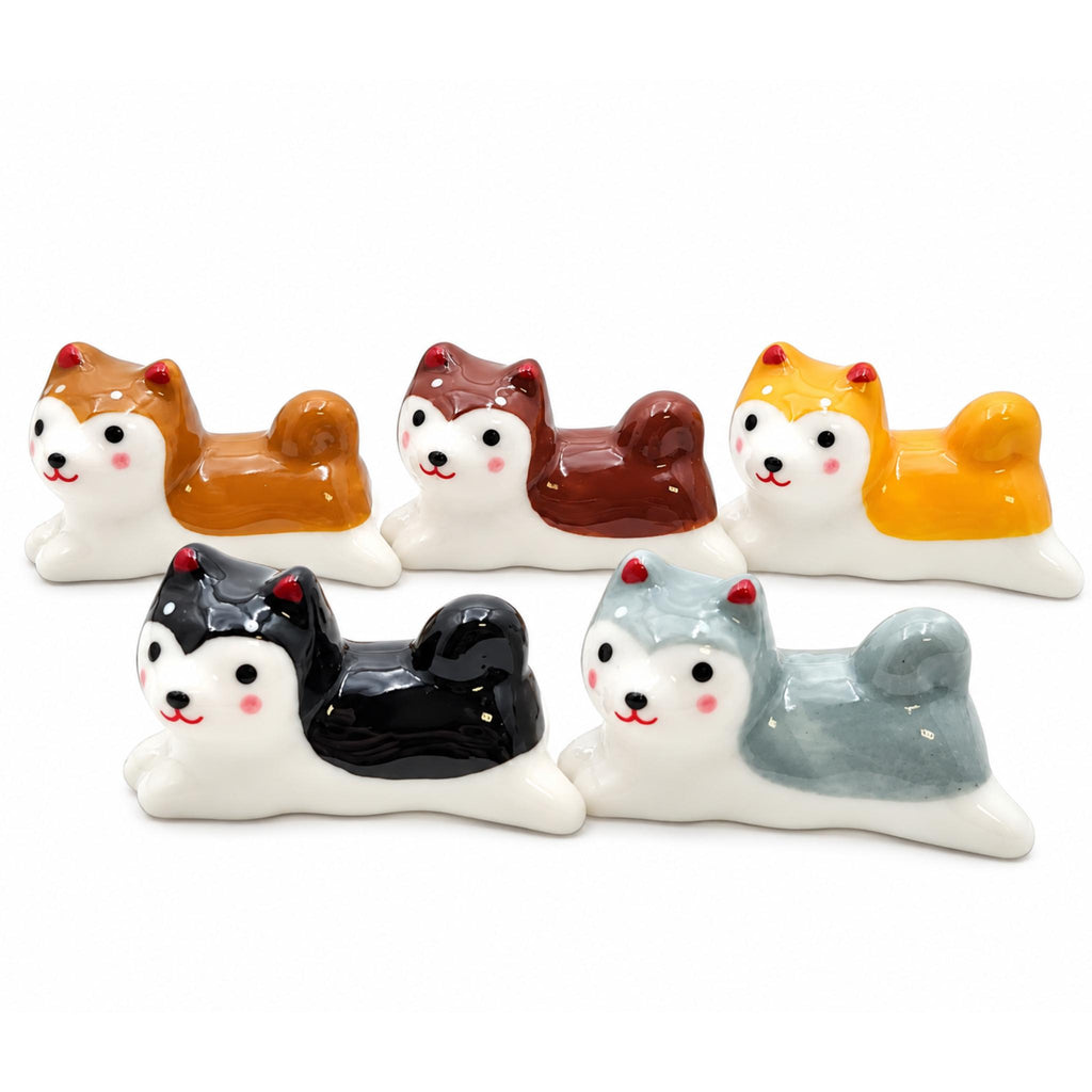 Repose-baguettes Shiba au repos - Lot de 10