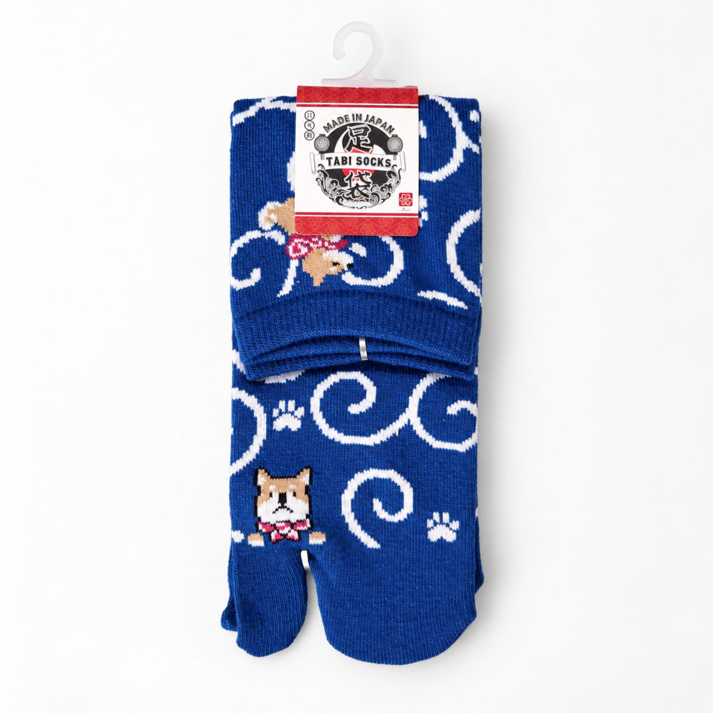 Chaussettes Japonaises Tabi - Karakusa Shiba - Taille EU 34-40 - Lot de 6 paires