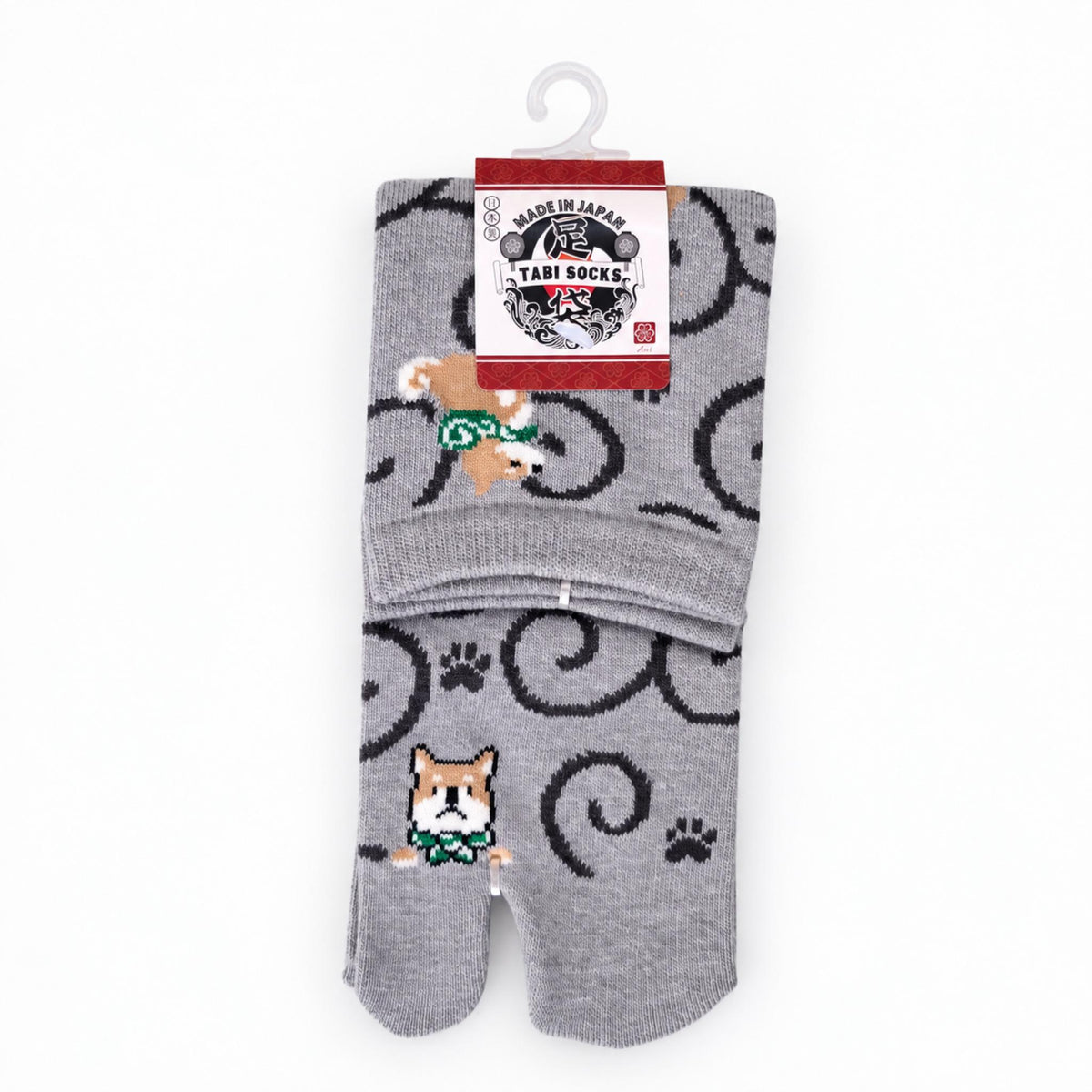 Chaussettes Japonaises Tabi - Karakusa Shiba - Taille EU 34-40 - Lot de 6 paires