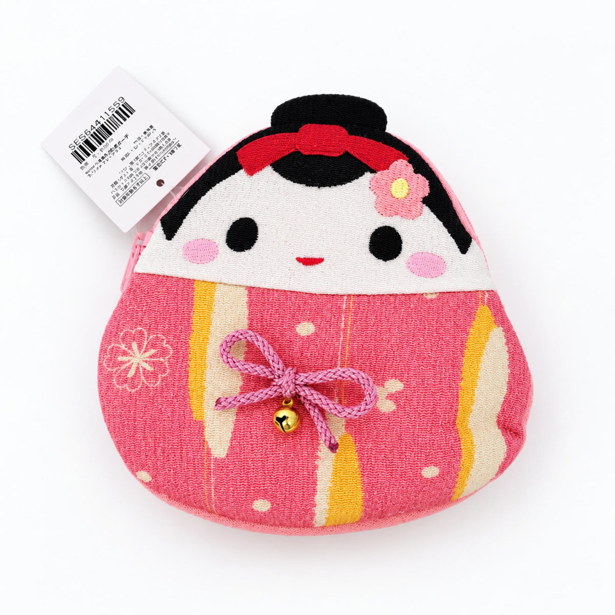 Pochette Chirimen KAWAII ANIMAL japonaise 100% soie motif: Maiko