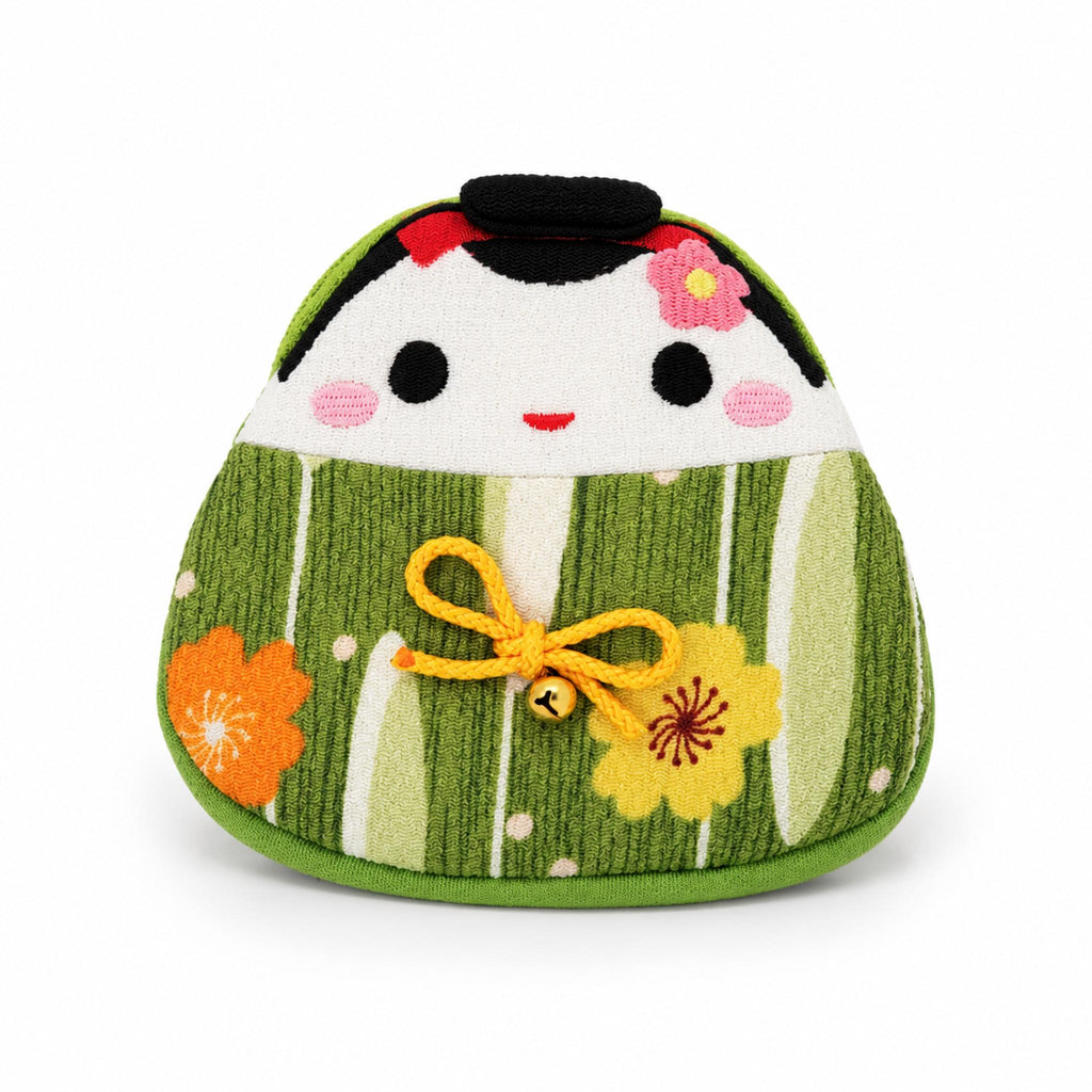 Pochette Chirimen KAWAII ANIMAL japonaise 100% soie motif: Maiko