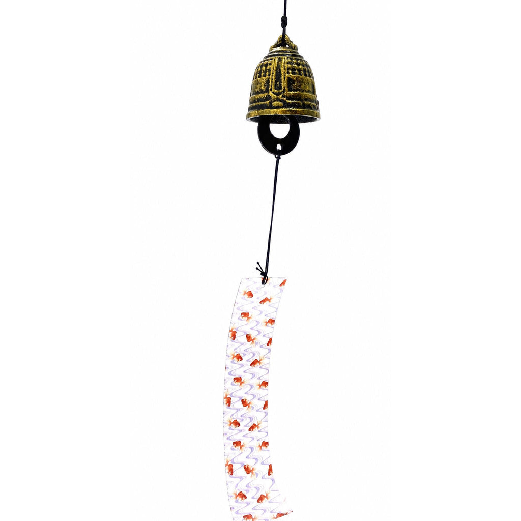 Cloche décorative traditionnelle japonaise en fonte - FURIN - Classique - Lot de 5