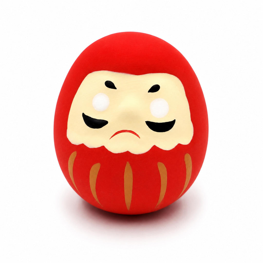 Figurine Porte Bonheur - Daruma -  4cm - Lot de 6
