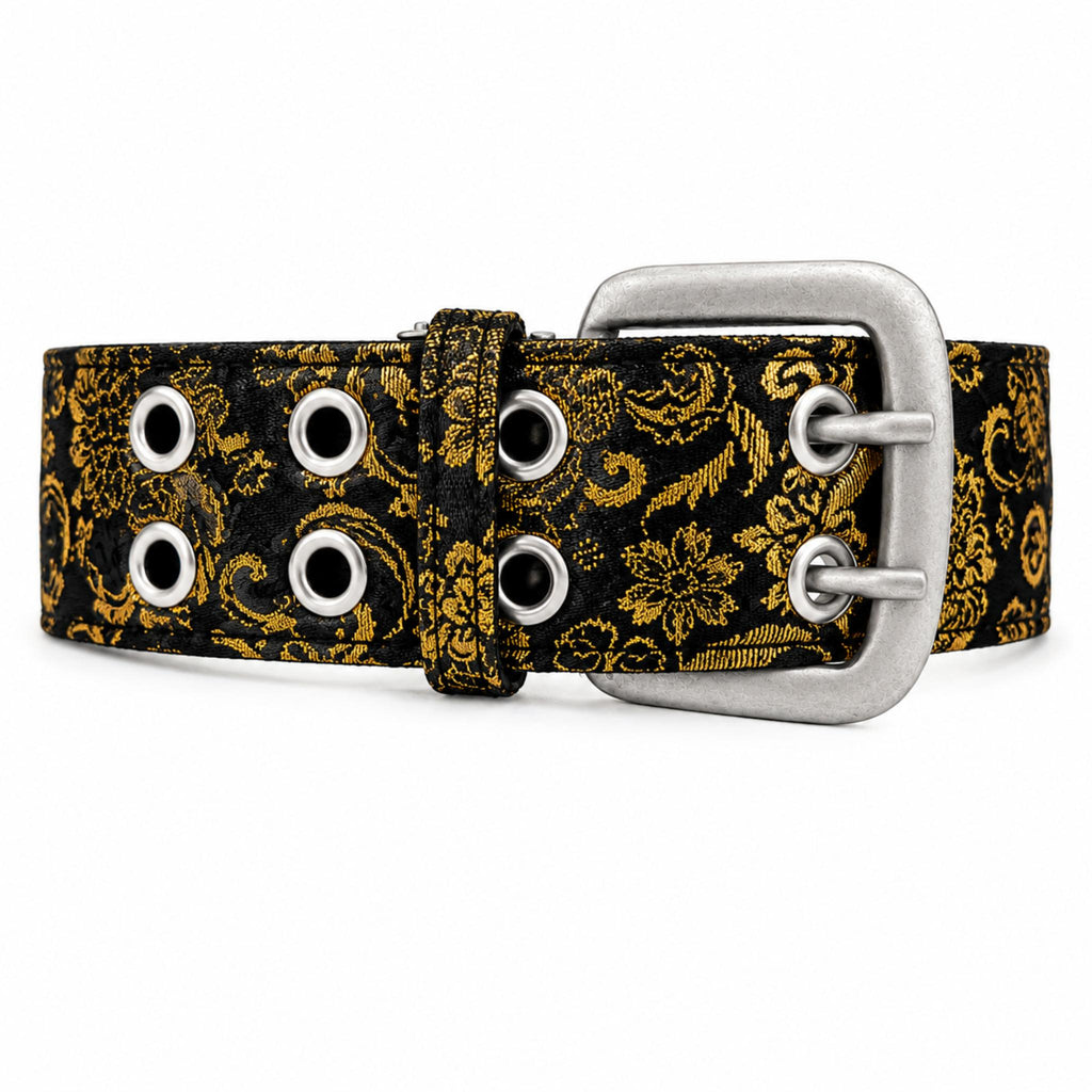 Ceinture japonaise Wagara et Kinran - Noir