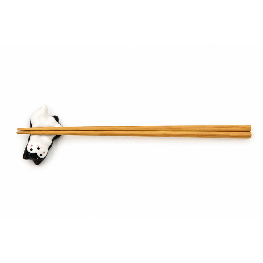 Repose-baguettes Shiba Inu couché en céramique - Lot de 10