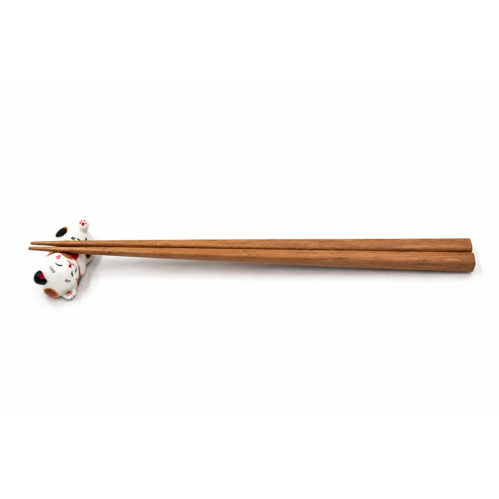 Repose-baguettes en forme de Maneki Neko - Lot de 5
