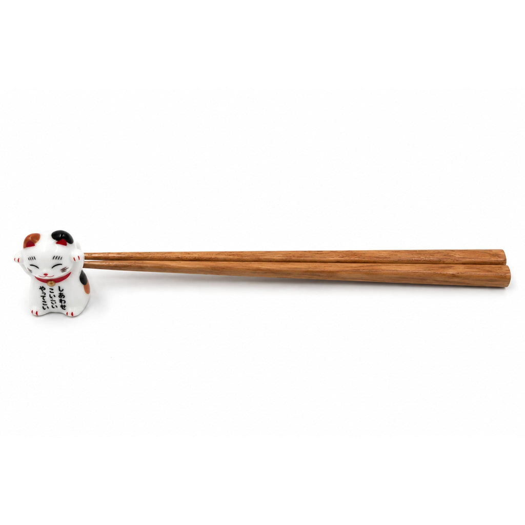 Repose-baguettes en forme de Maneki Neko - Lot de 5