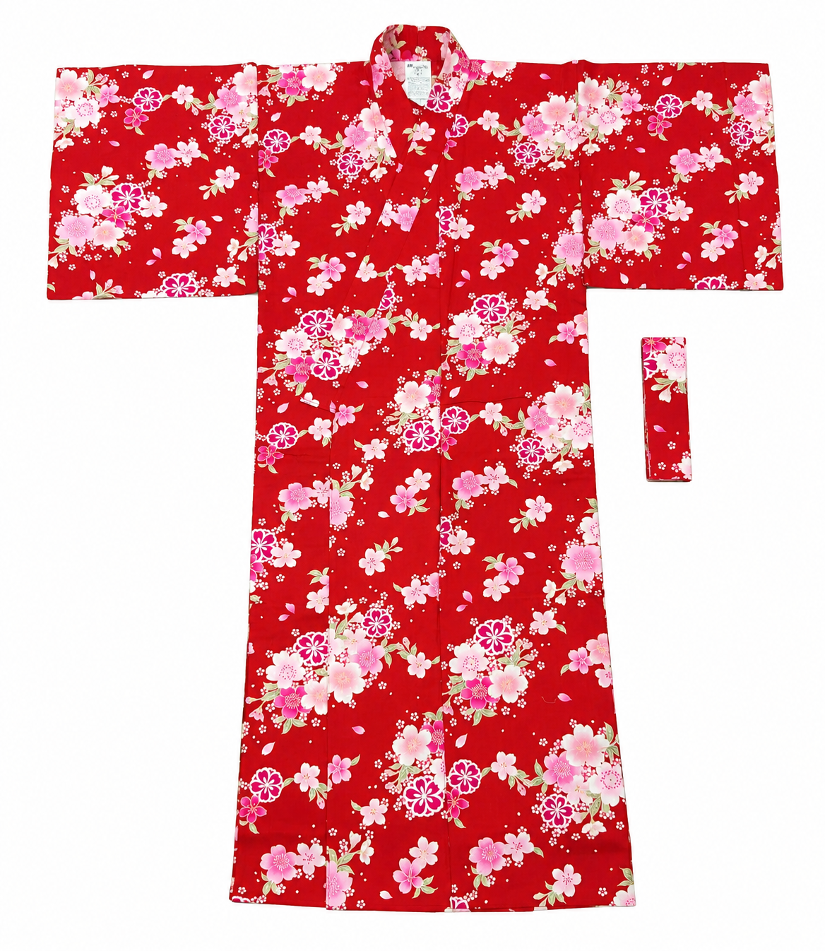 Yukata femme –  Kimono japonais coton – Fleurs de cerisier - Lot de 2