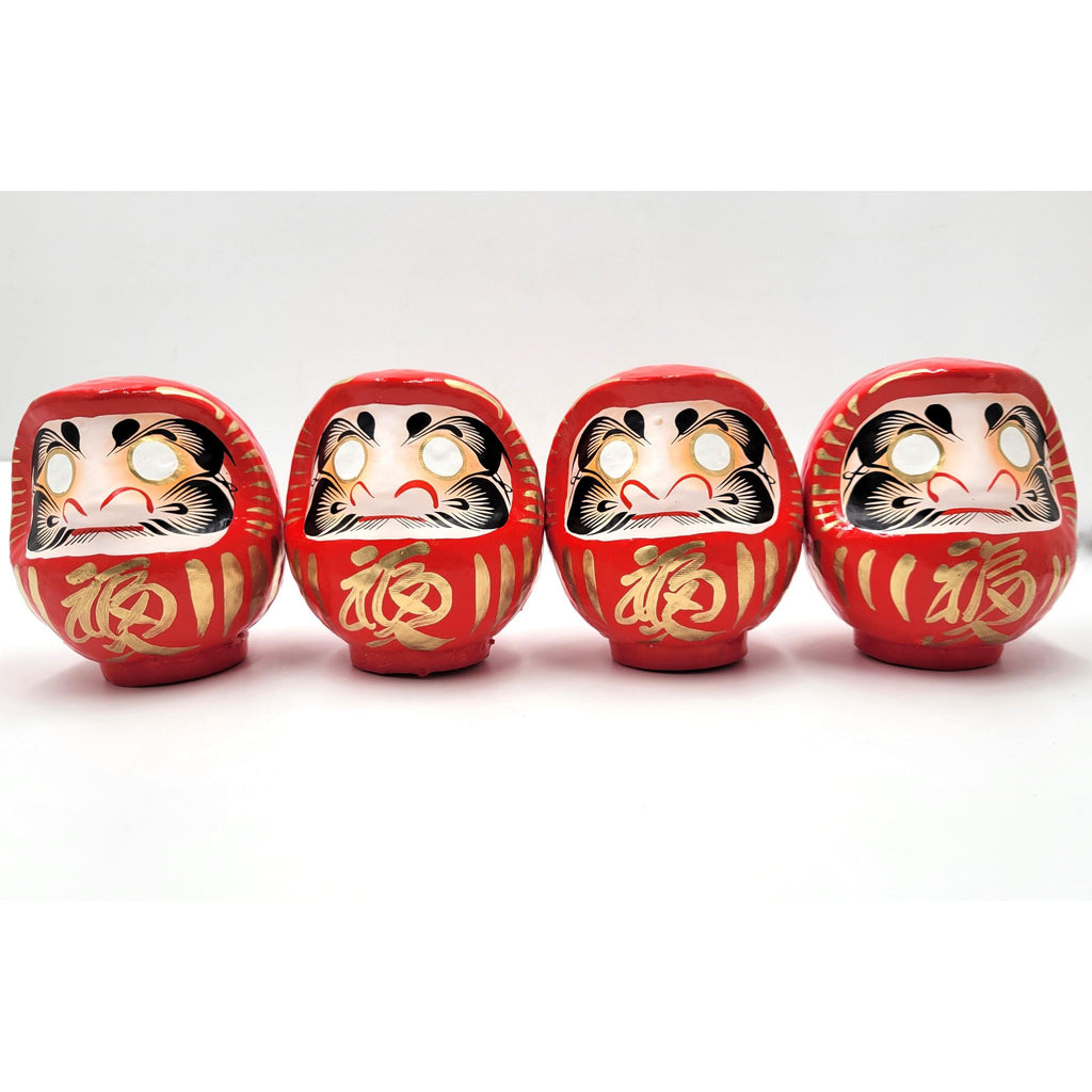 Figurine Daruma rouge porte bonheur L size