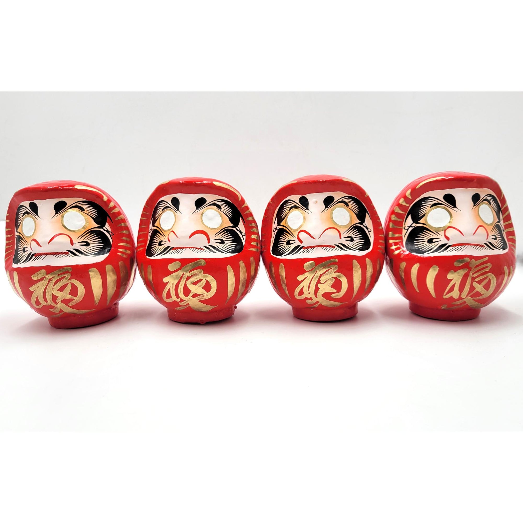 Figurine Daruma rouge porte bonheur L size