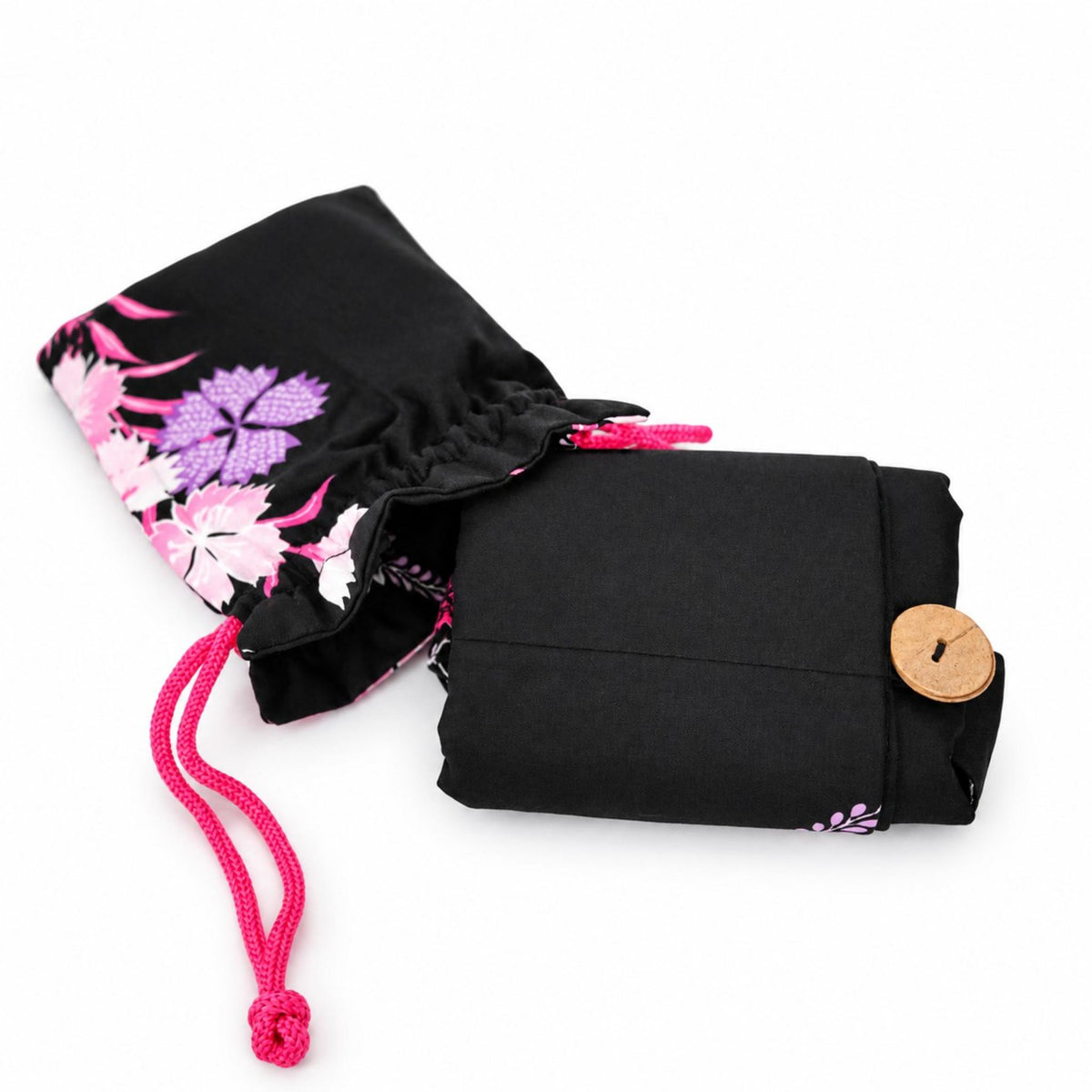 ECO TOTE BAG KIMONO KINCHAKU LOT de 3