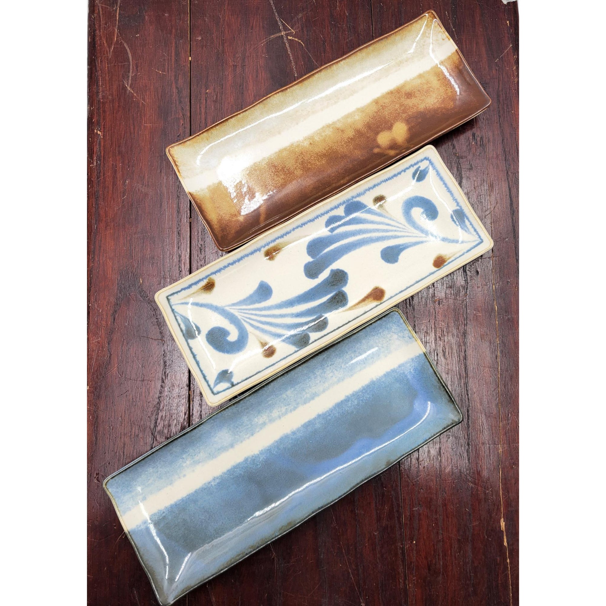 PLAT CARRE BRUSH - Lot de 3
