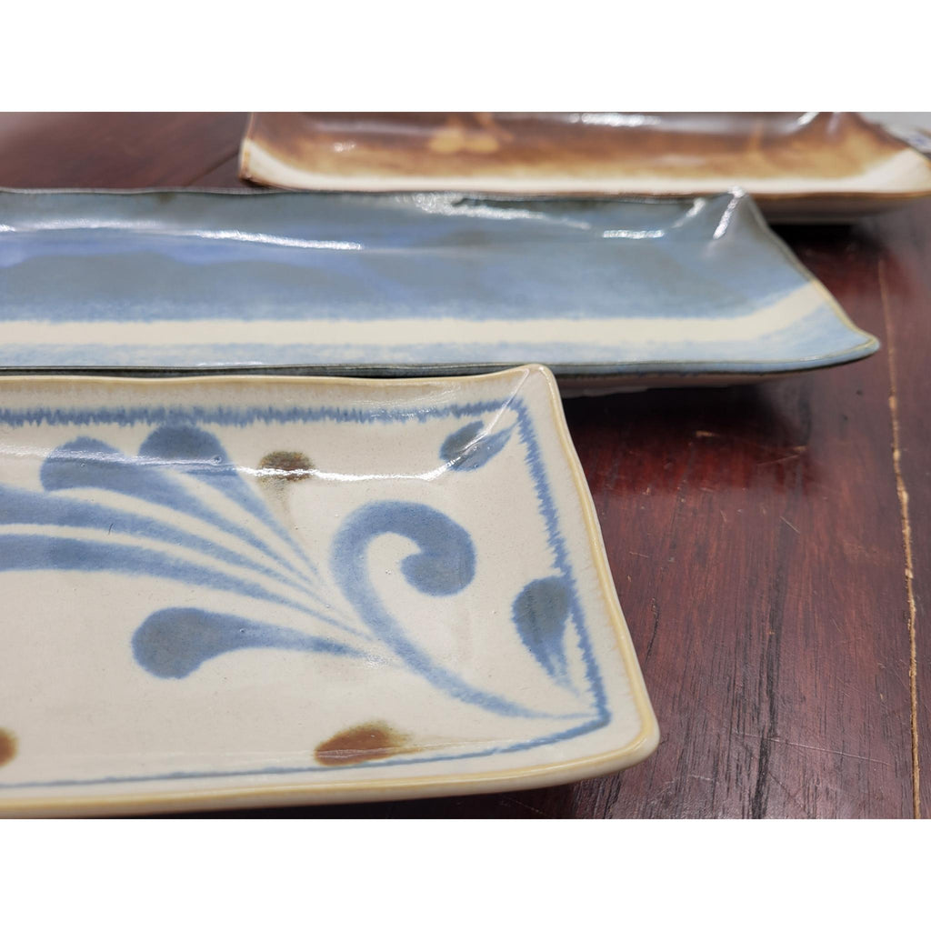 PLAT CARRE BRUSH - Lot de 3