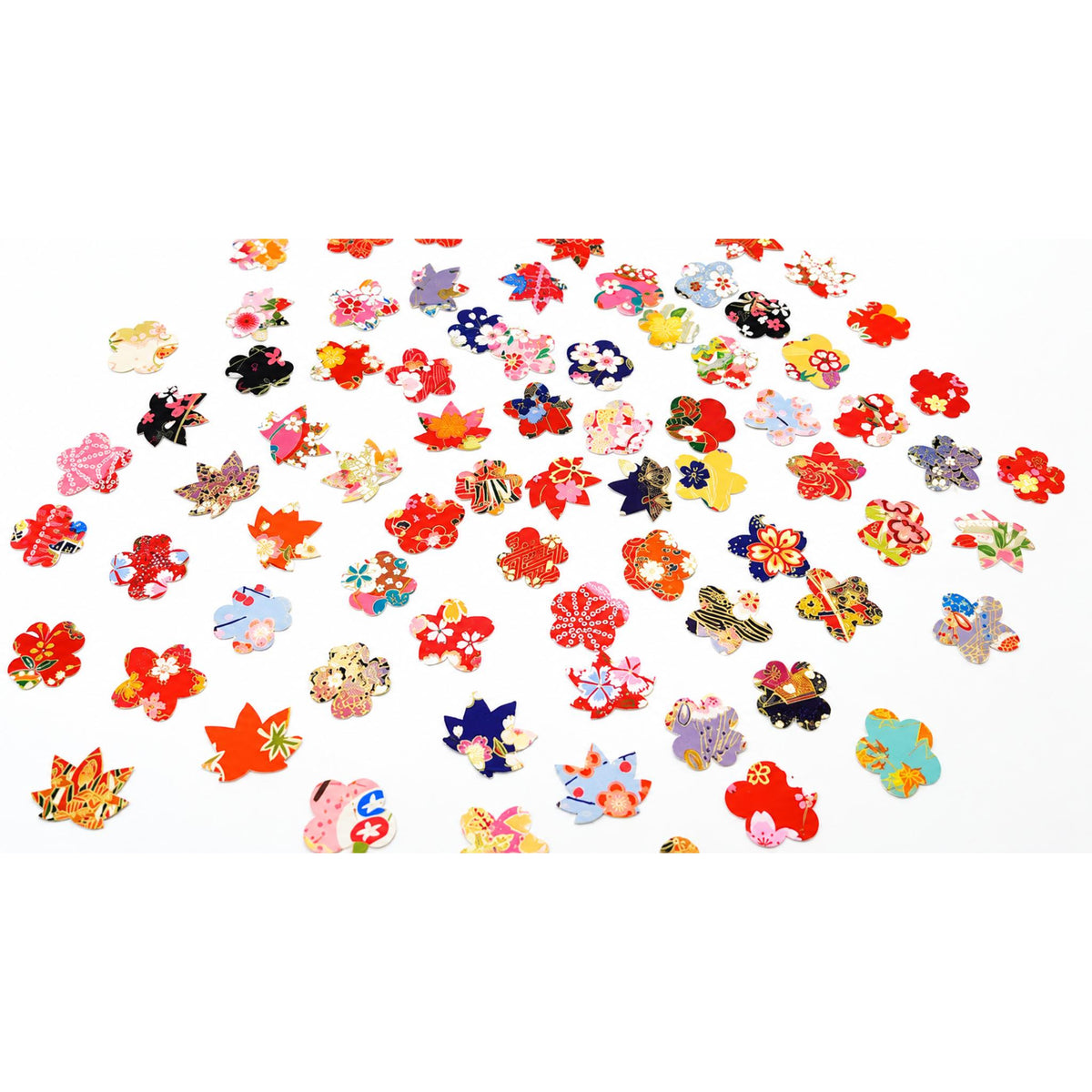 70 autocollants Sakura en papier japonais de Kyoto – Lot de 5