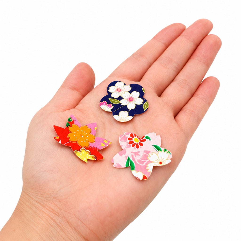 70 autocollants Sakura en papier japonais de Kyoto – Lot de 5