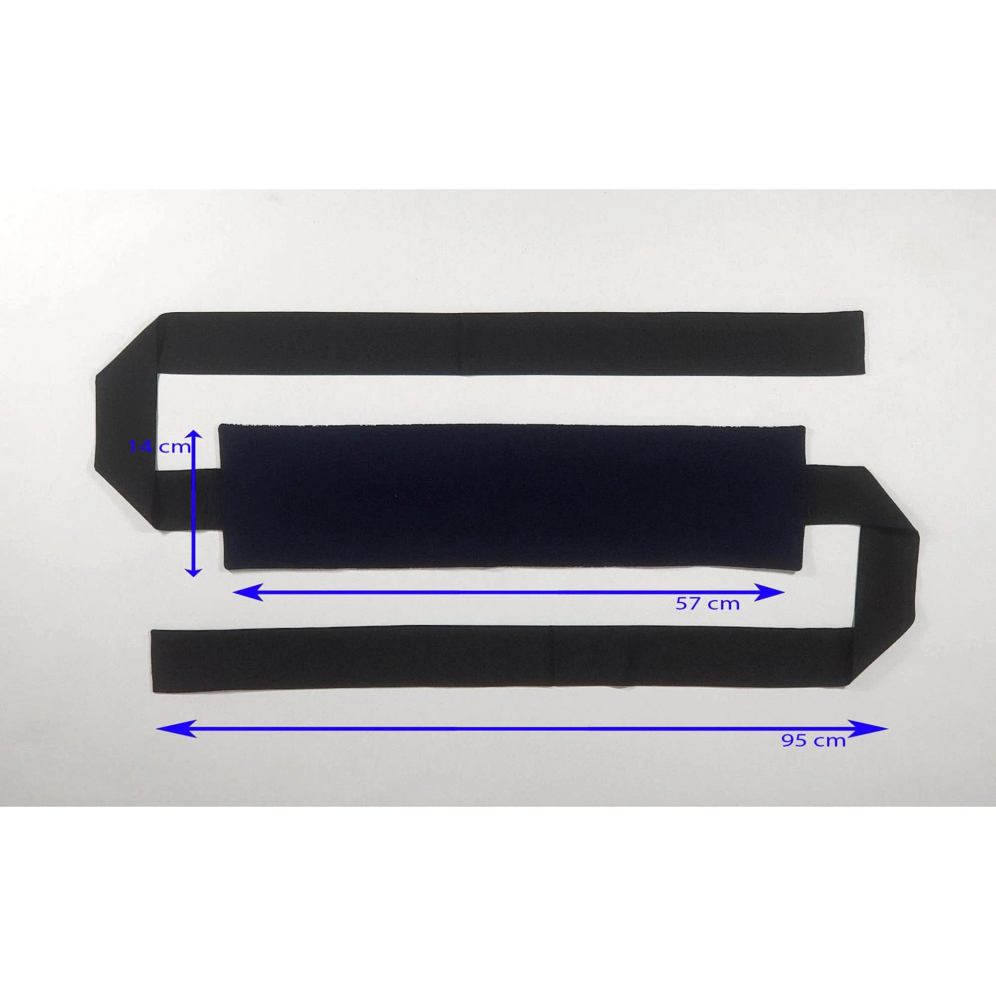 Ceinture réversible Musubi en coton - Asanoha rose Lot de 3