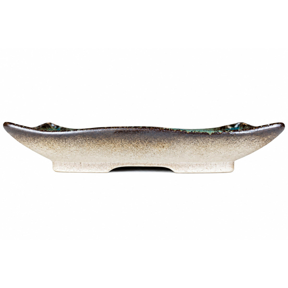 ASSIETTE CARRE M - VERT - Lot de 3