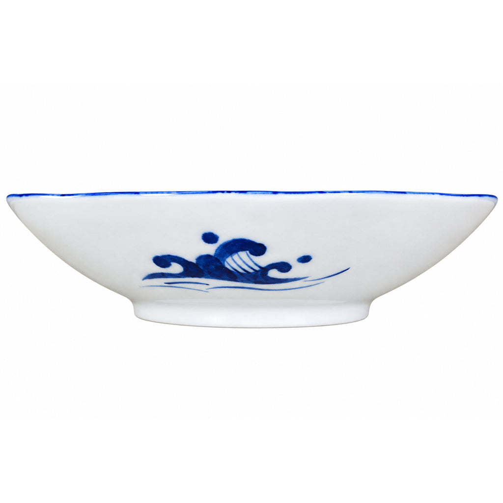 ASSIETTE CREUSE 19,5 × 16 CM – SHIRANAMI – Lot de 3