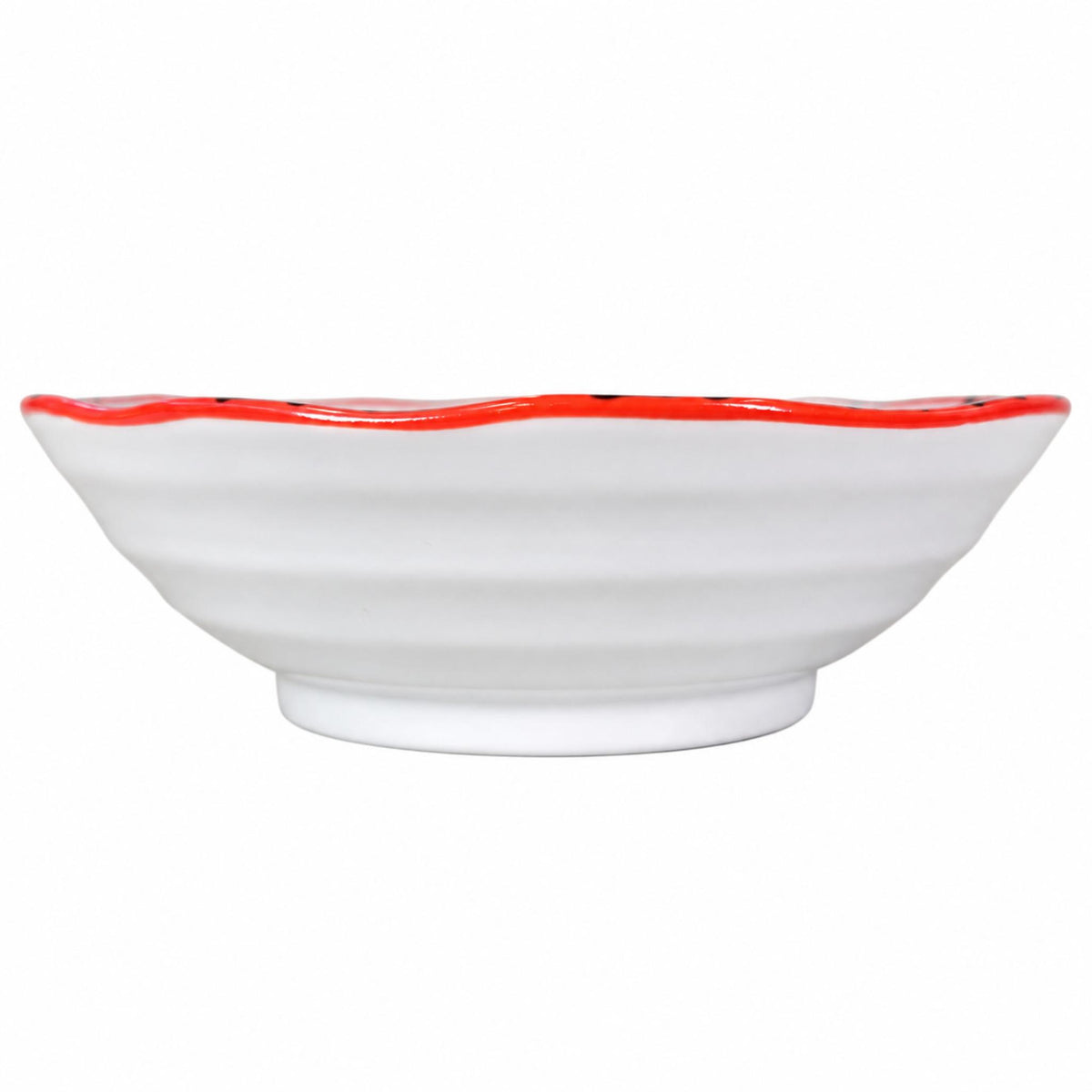 COUPE JAPONAISE PEU PROFONDE – MEDETAI – ROUGE / BLEU- Lot de 3