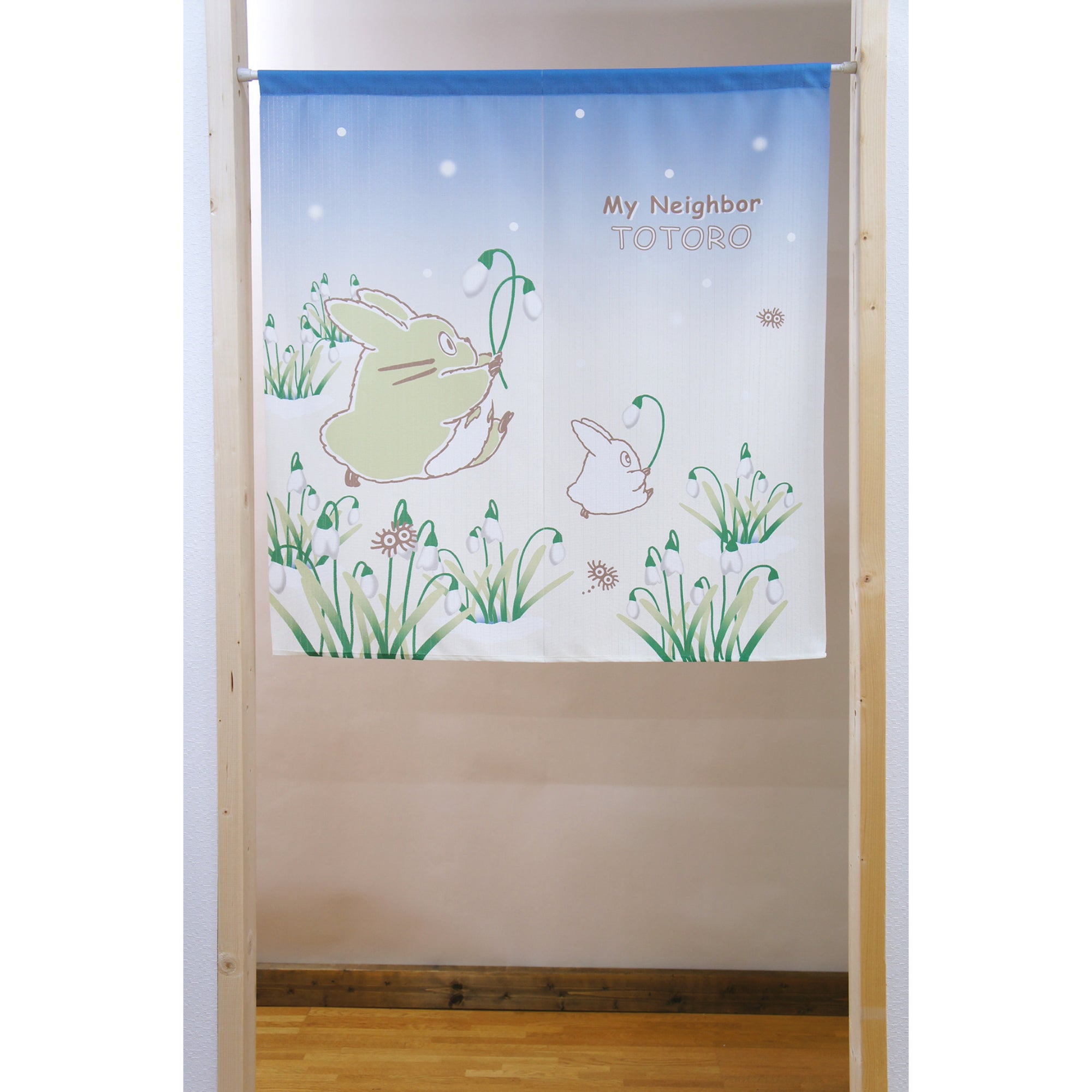 Noren Japanese curtain - Snowdrop