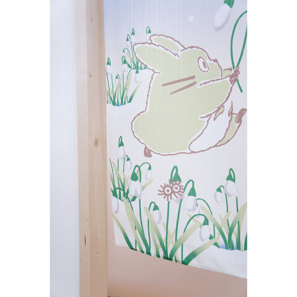 Noren Japanese curtain - Snowdrop