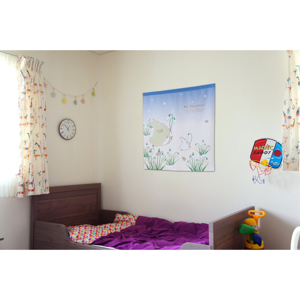 Noren Japanese curtain - Snowdrop