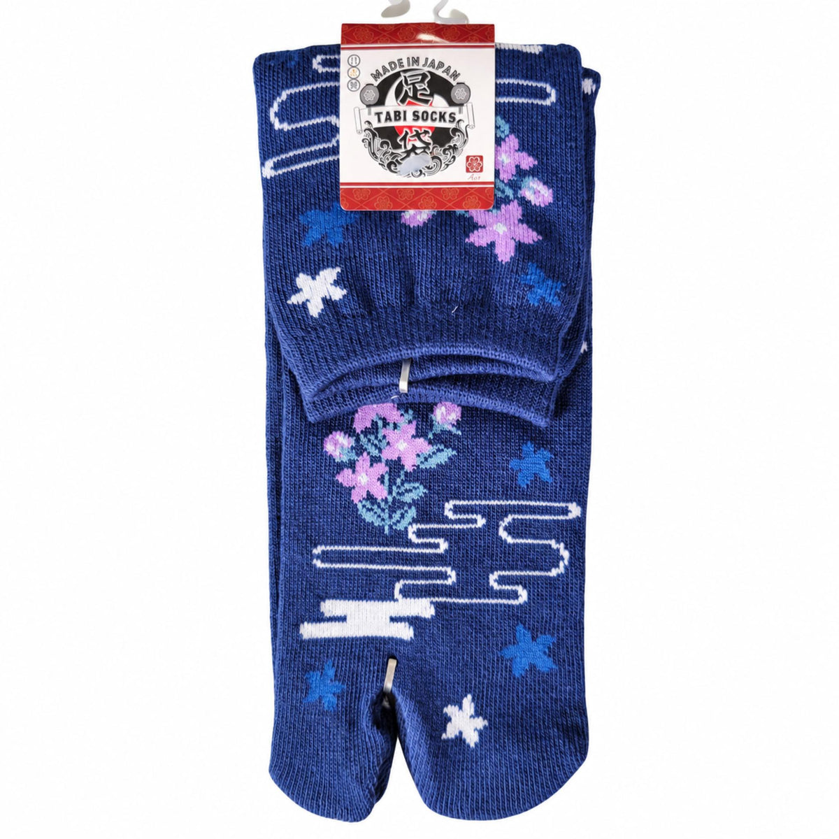Chaussettes Japonaises Tabi - Fleur Etoilee - Taille EU 34-40 - Lot de 6 paires