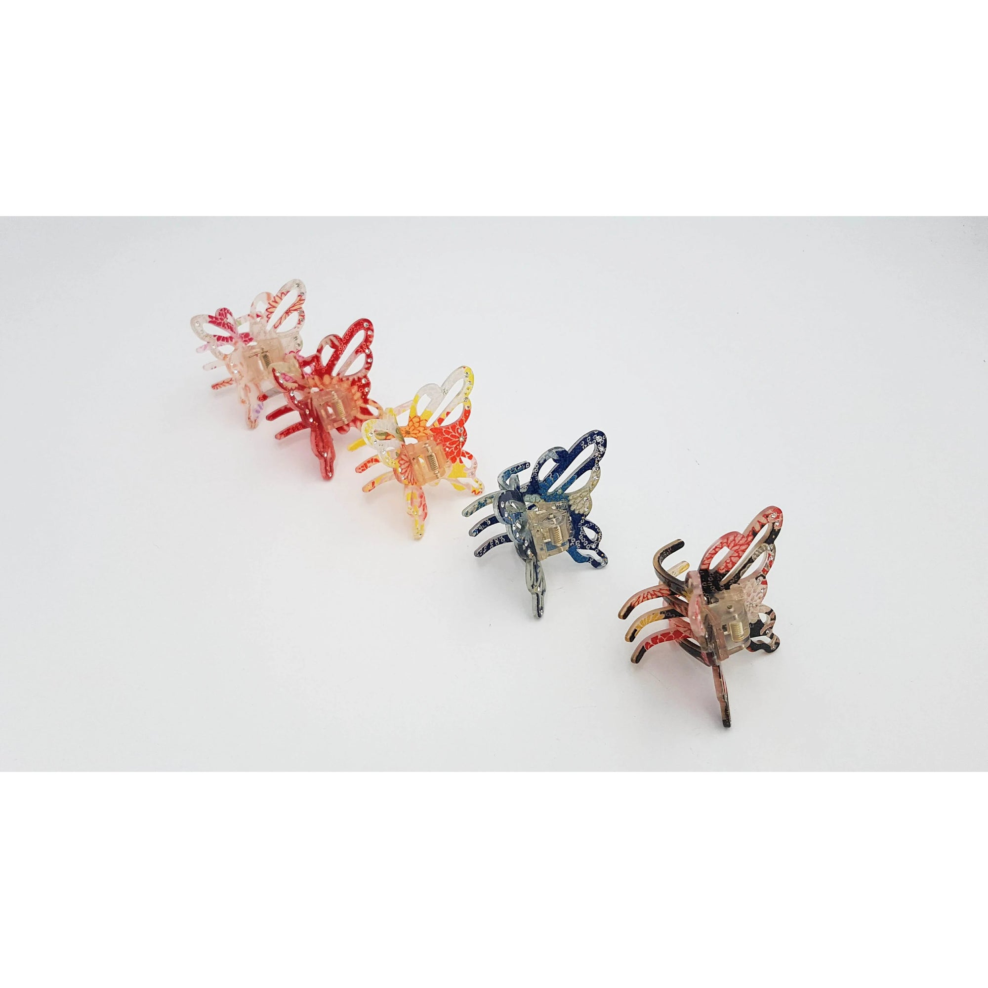 Pince à cheveux crocodile japonaise - Papillon