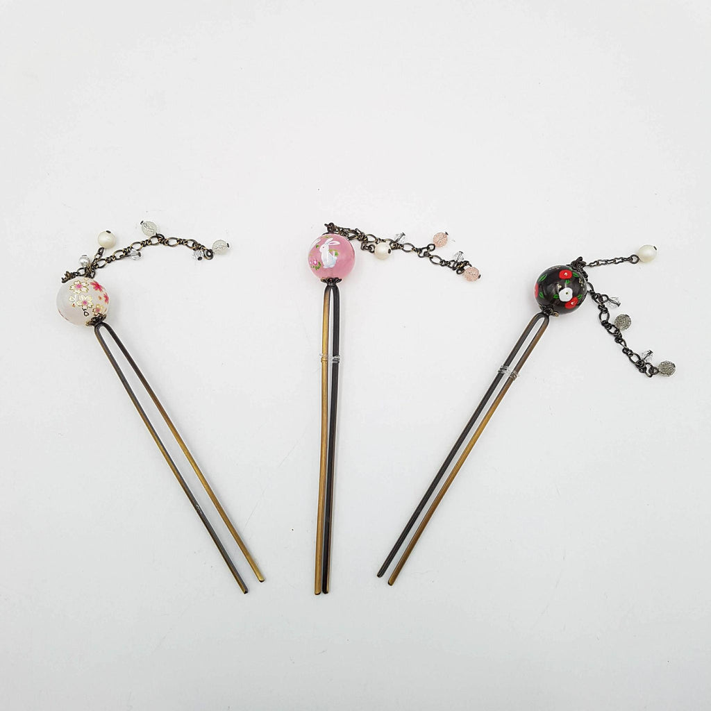 Japanese Kanzashi Hairpin - Sakura