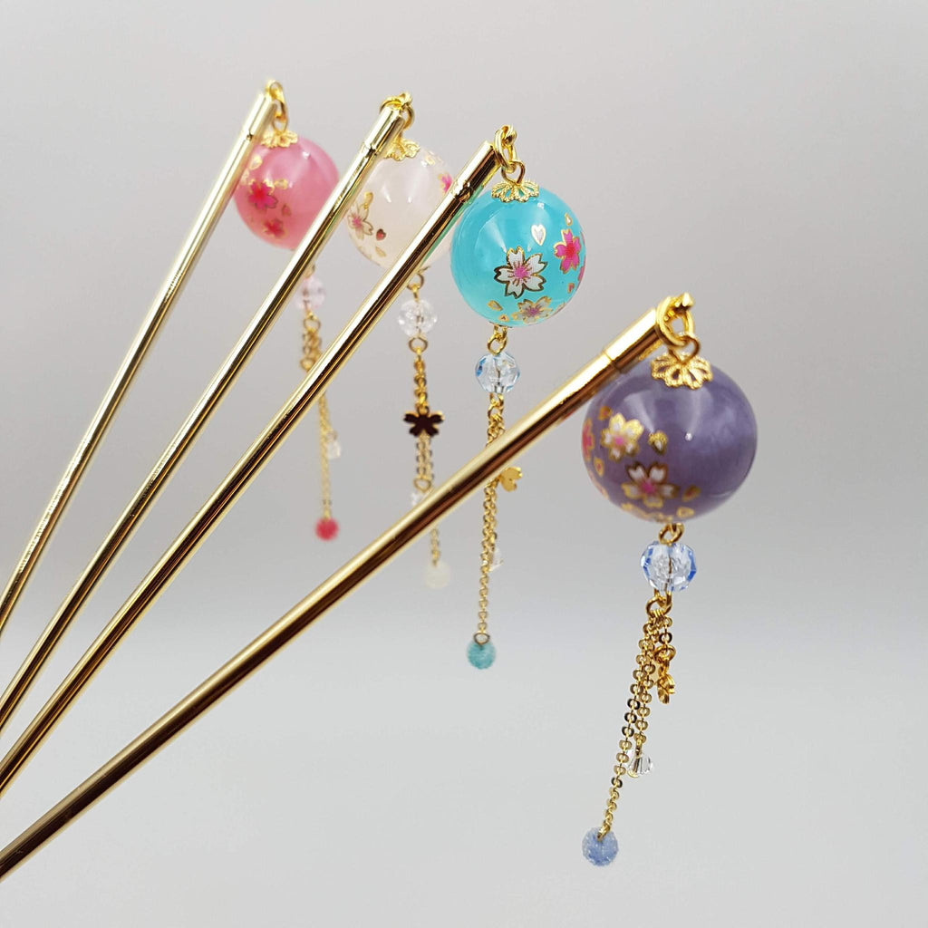 Japanese Kanzashi Hairpin - Sakura