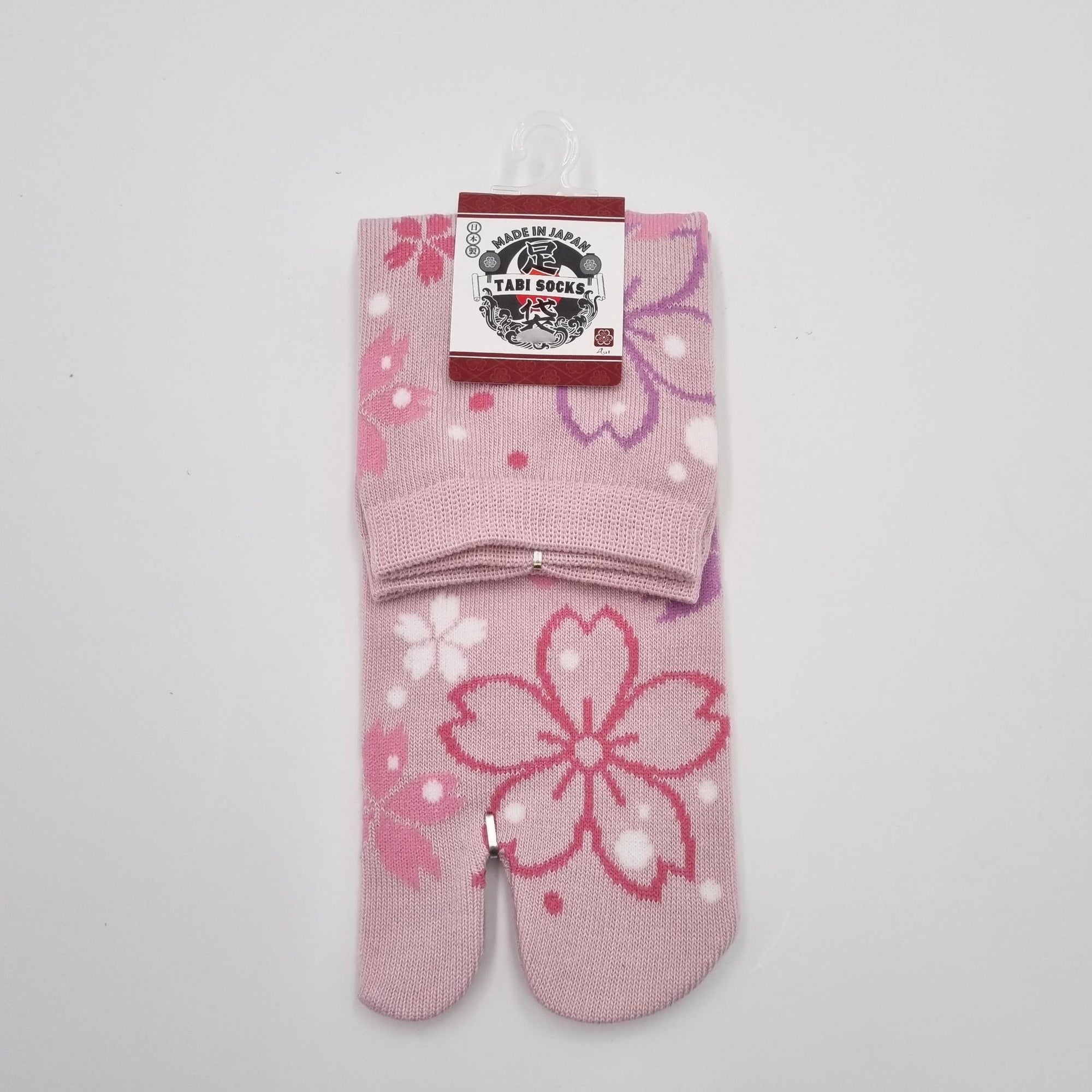 Chaussettes Japonaises Tabi - Motif SAKURA- Taille Eu34-40 - par lot de 6 paires