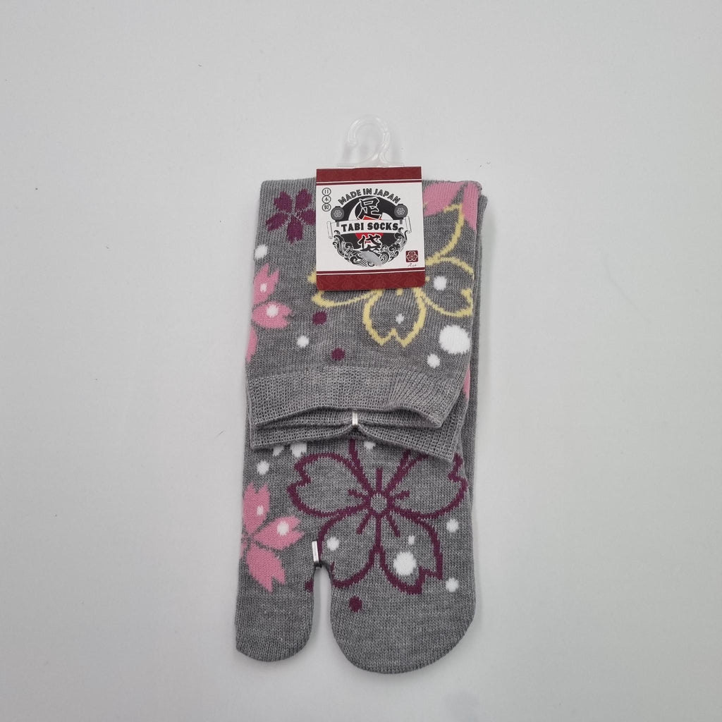 Chaussettes Japonaises Tabi - Motif SAKURA- Taille Eu34-40 - par lot de 6 paires