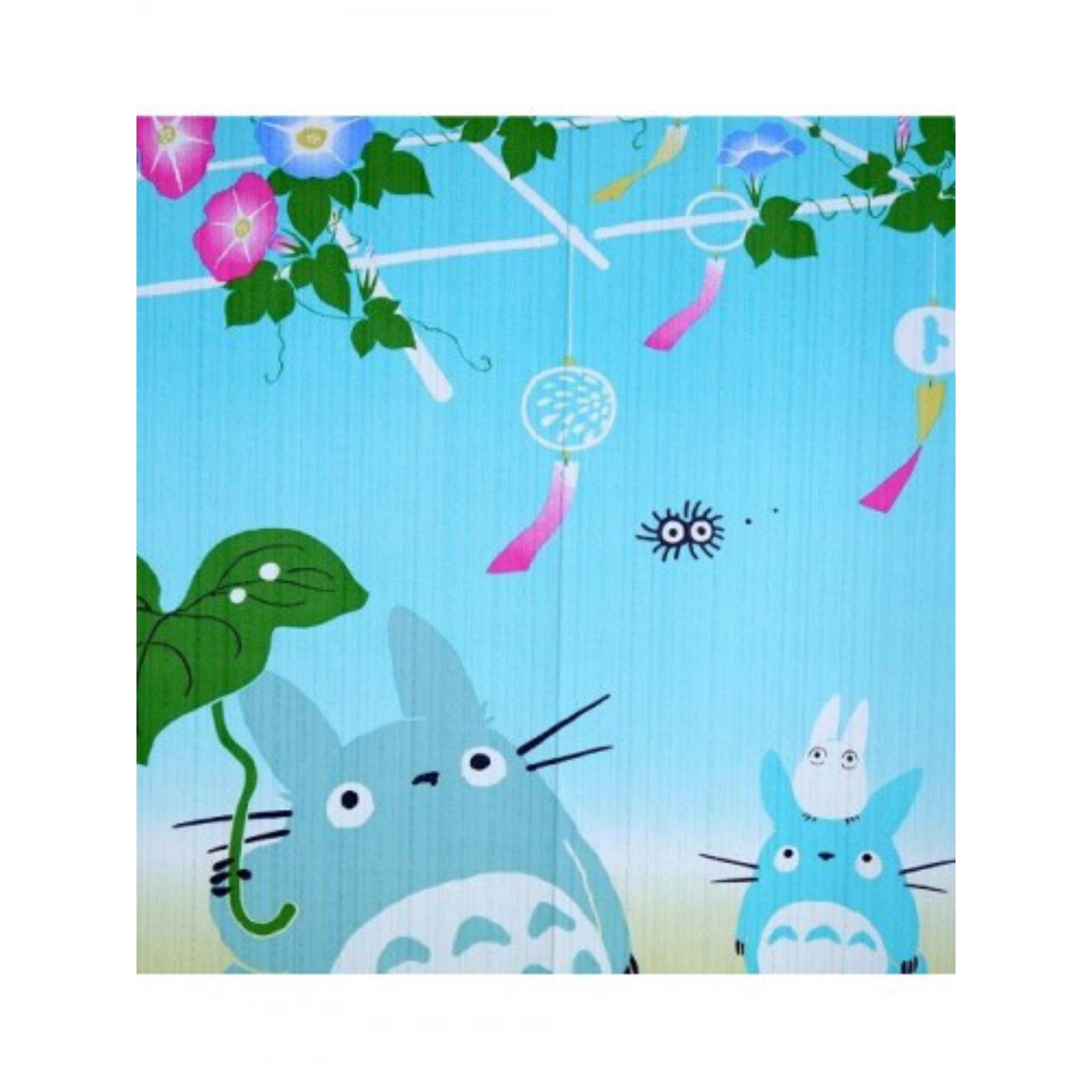 Noren rideau japonais - Totoro et Furin Lot de 2