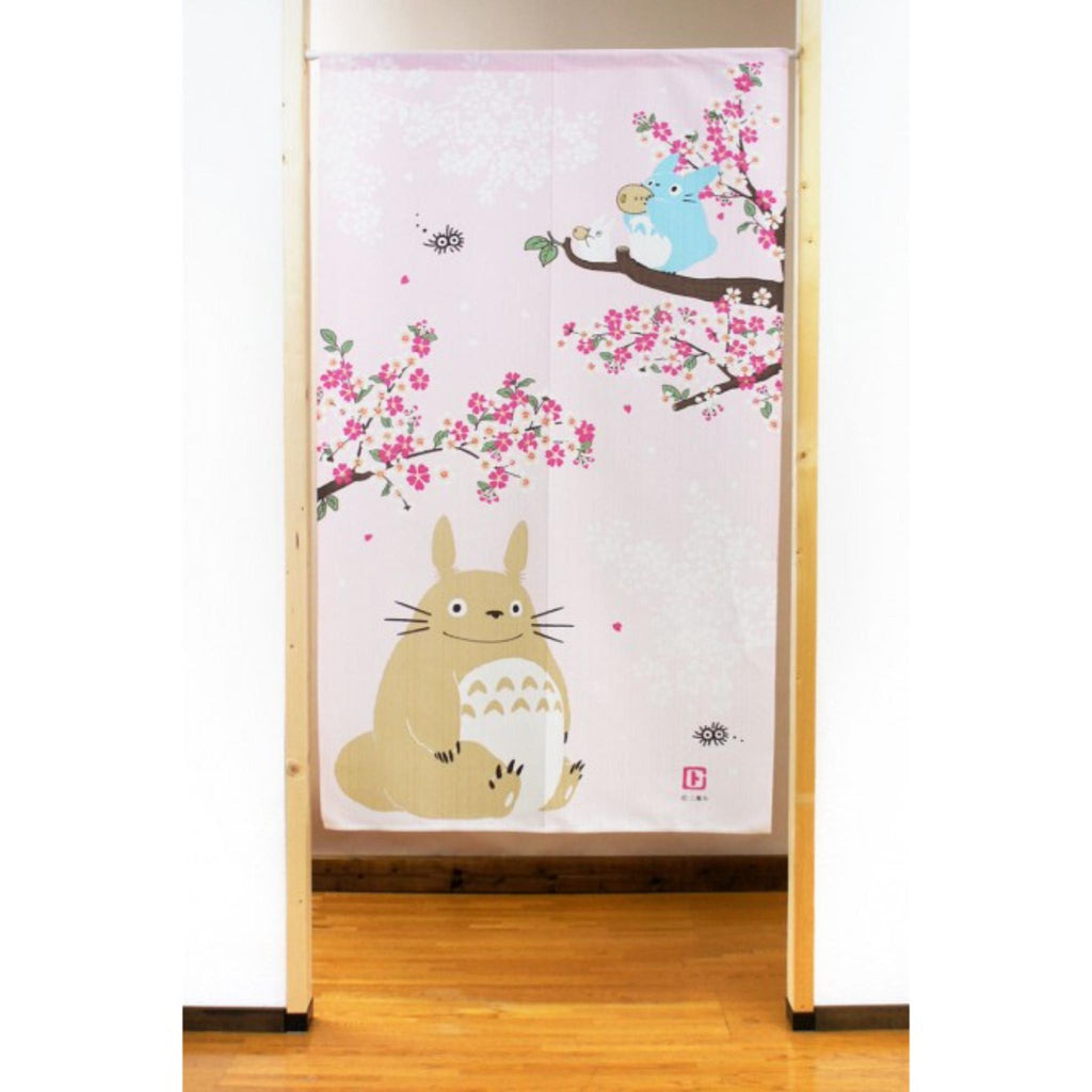 Noren Japanese Door Curtains My Neighbor Totoro Sakura Pattern 