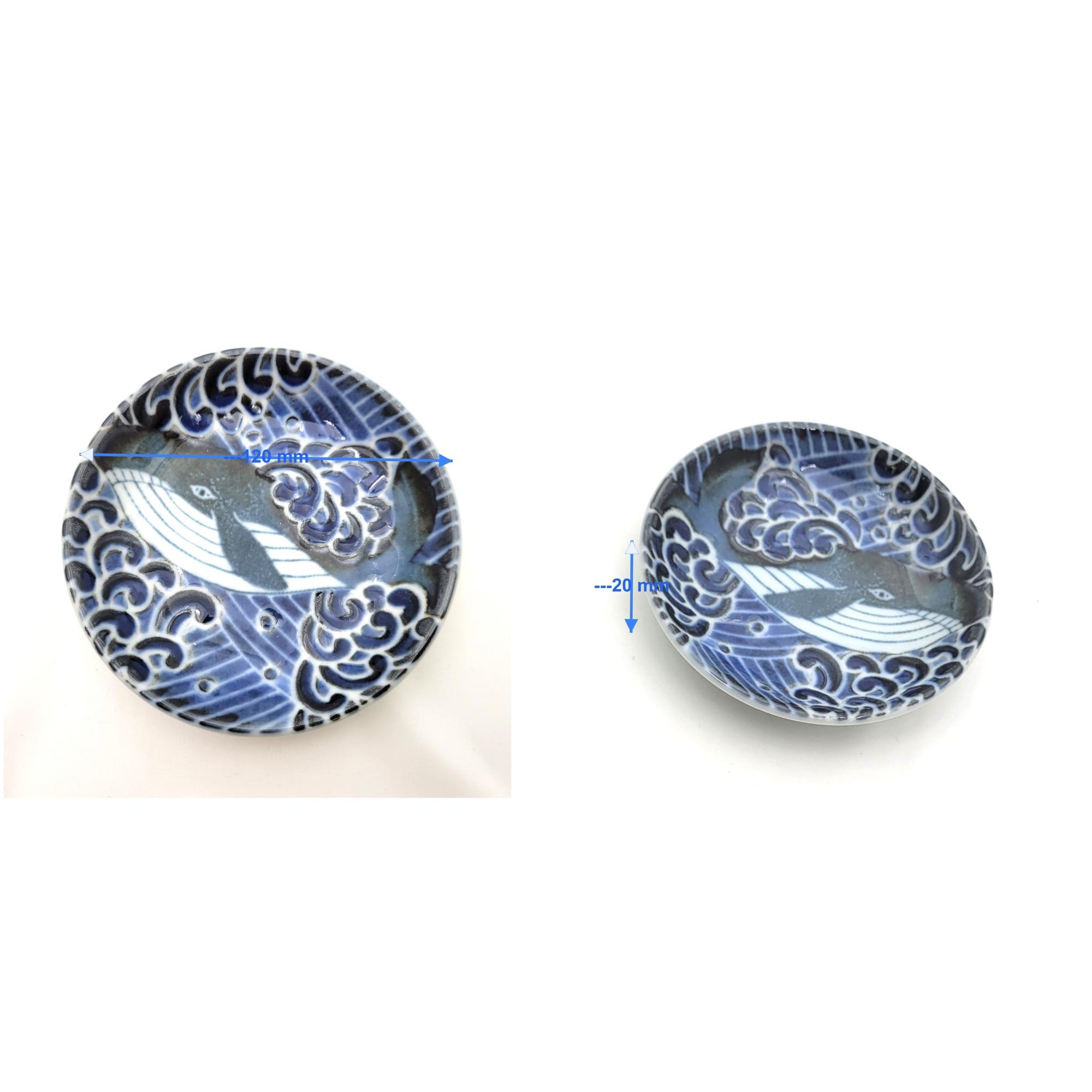 PLAT BALEINE 100  - Lot de 3