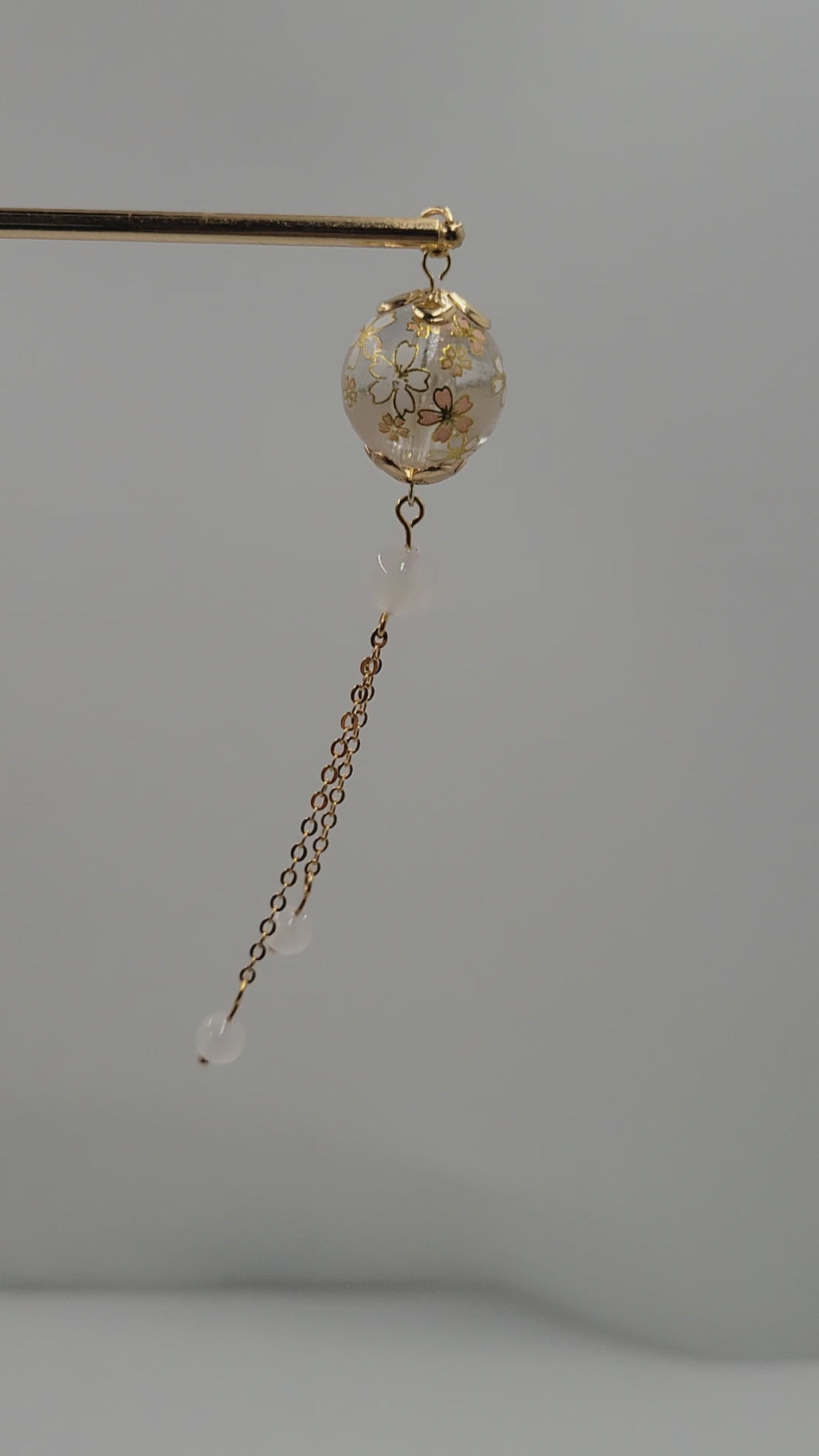 Pic à chignon japonais Kanzashi - Boule de verre