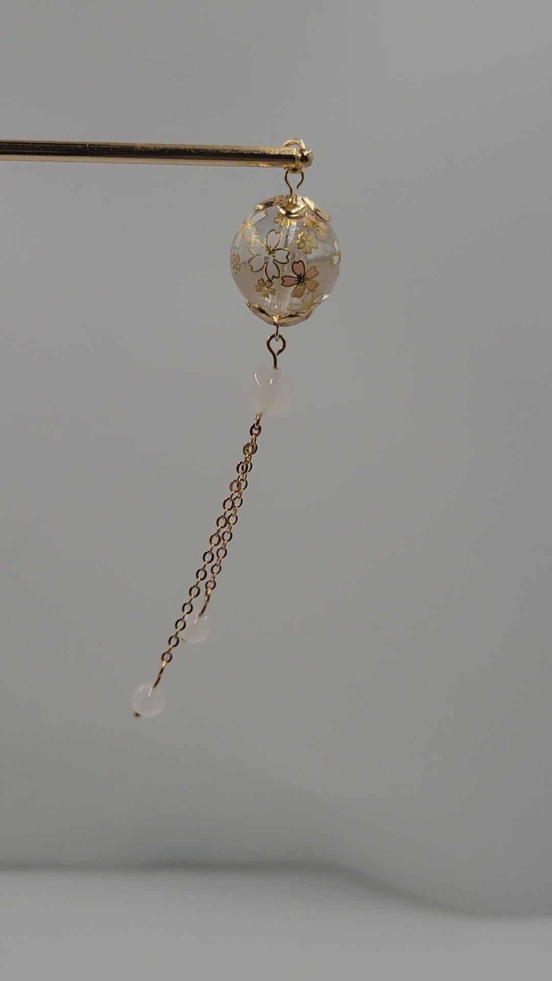 Pic à chignon japonais Kanzashi - Boule de verre