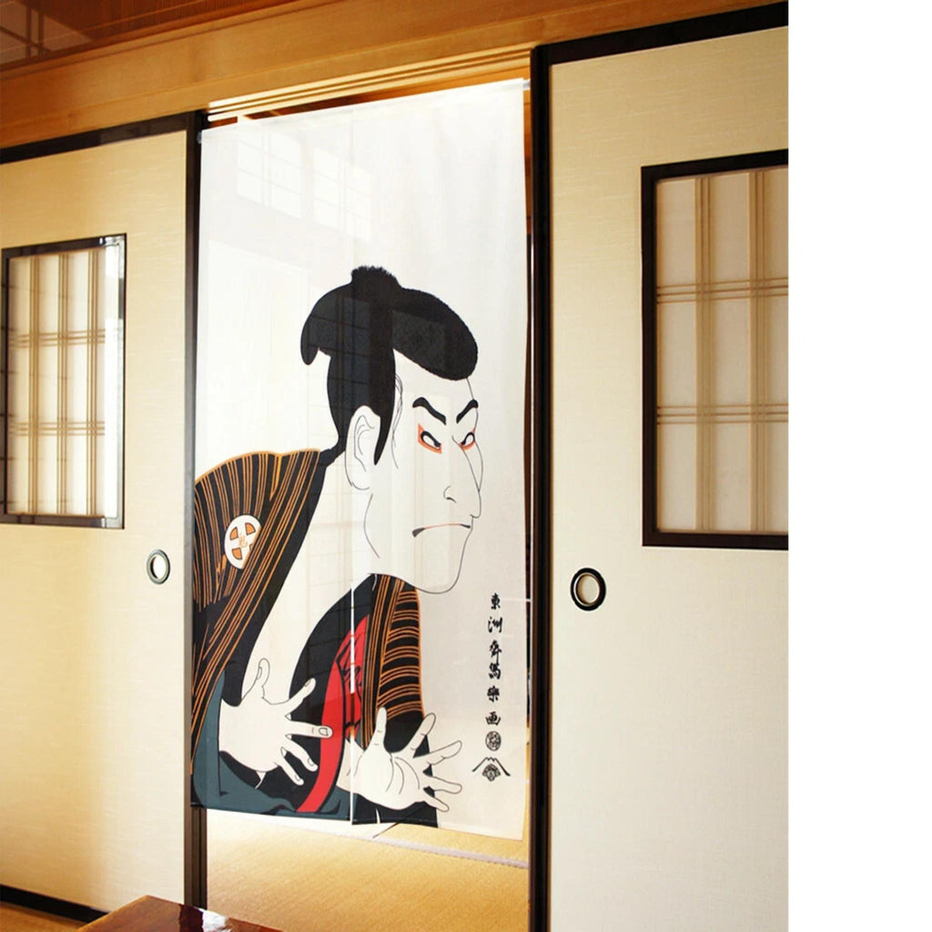 Noren Japanese door curtains SHARAKU pattern