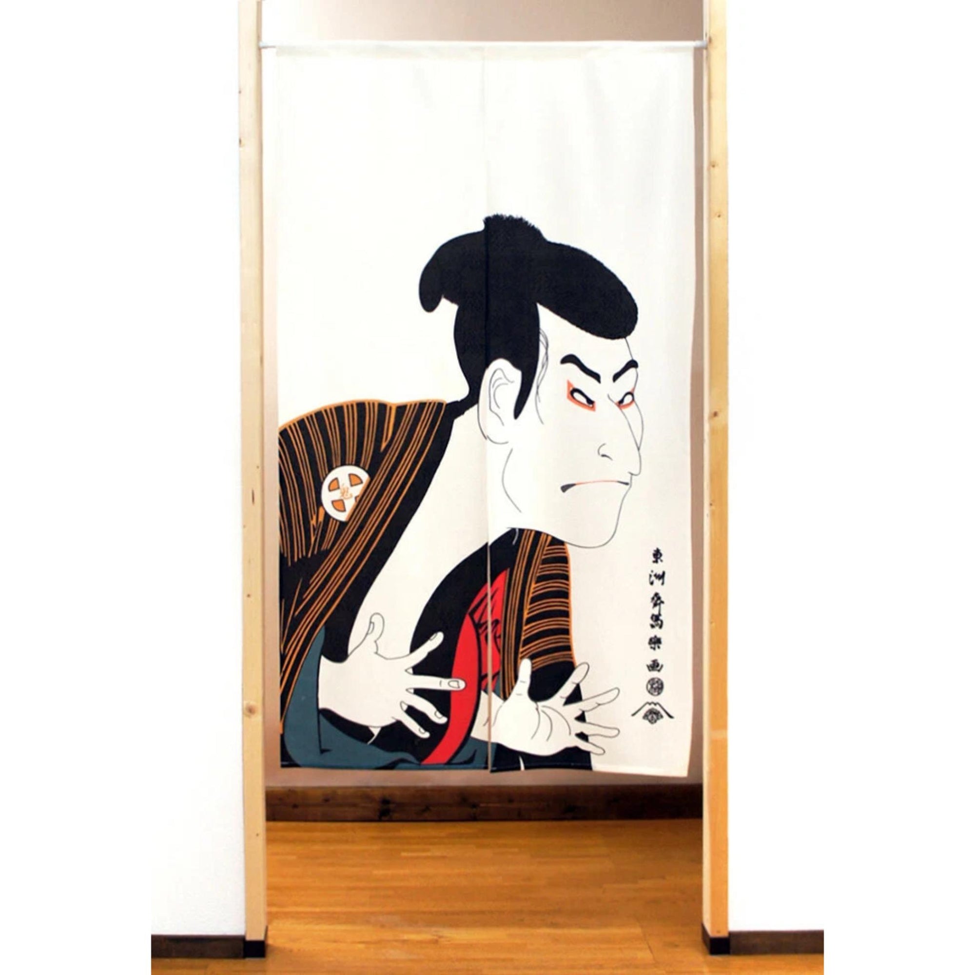 Noren Japanese door curtains SHARAKU pattern
