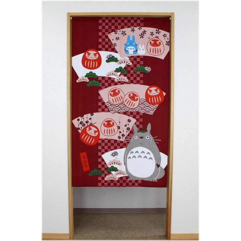 Noren rideau japonais - Totoro et Daruma Lot de 2