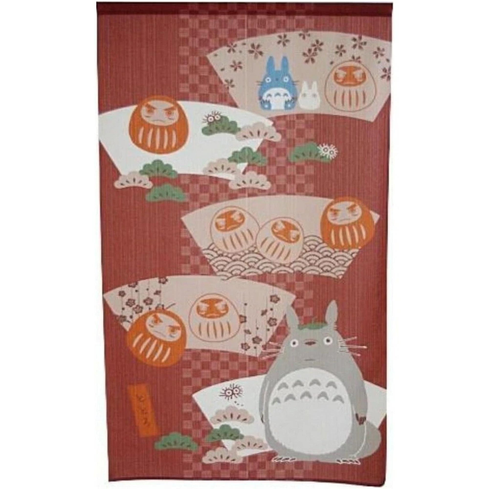 Noren rideau japonais - Totoro et Daruma Lot de 2