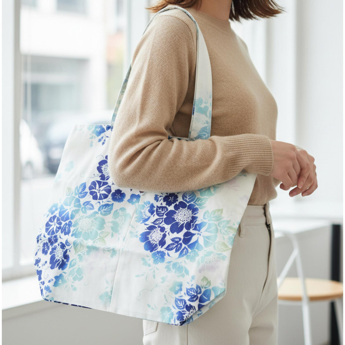 ECO TOTE BAG KIMONO KINCHAKU LOT de 3