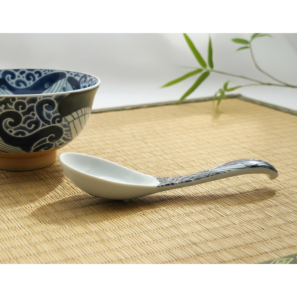 CUILLERE A RAMEN BALEINE - Lot de 3