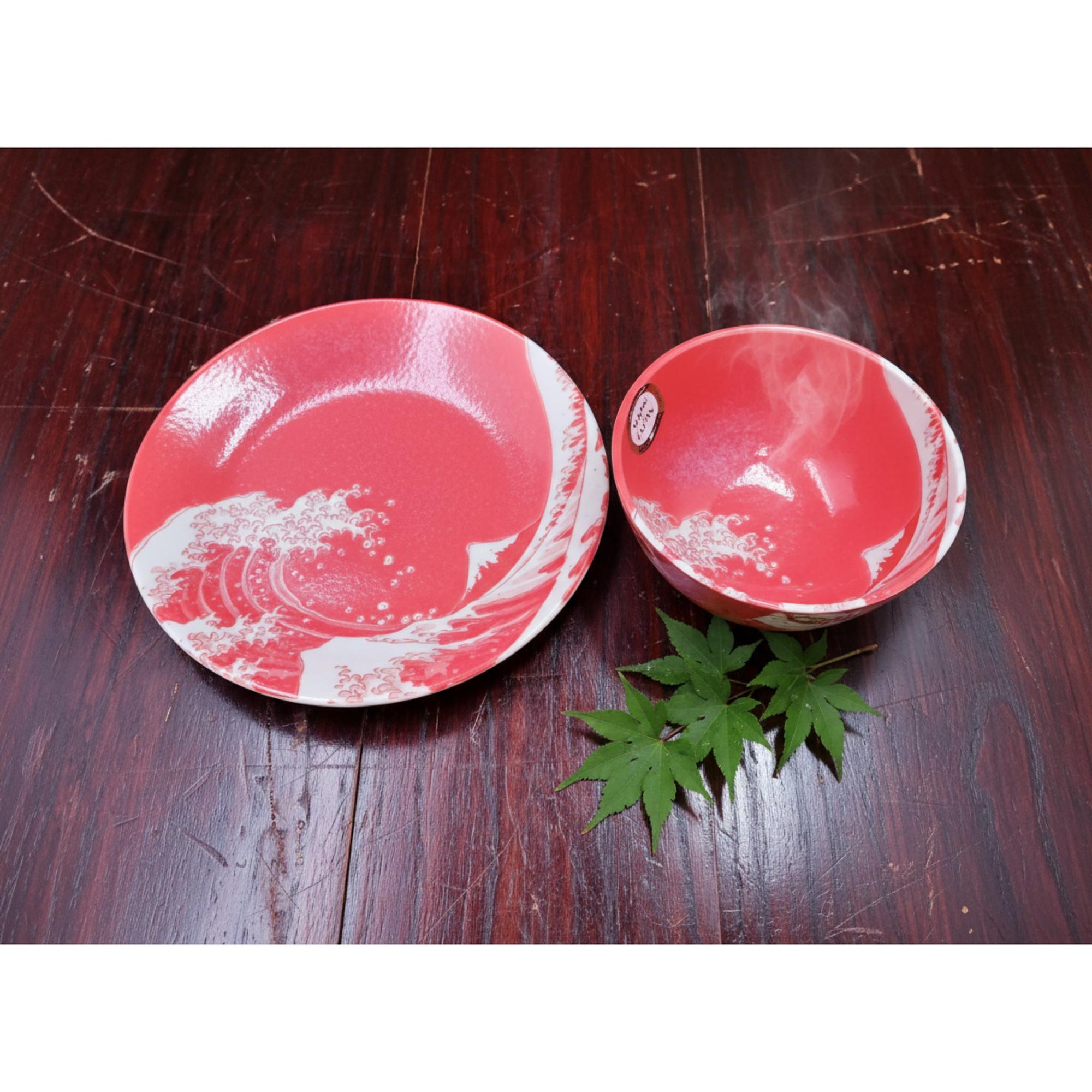 Bol VAGUE HOKUSAI ROUGE- Lot de 3